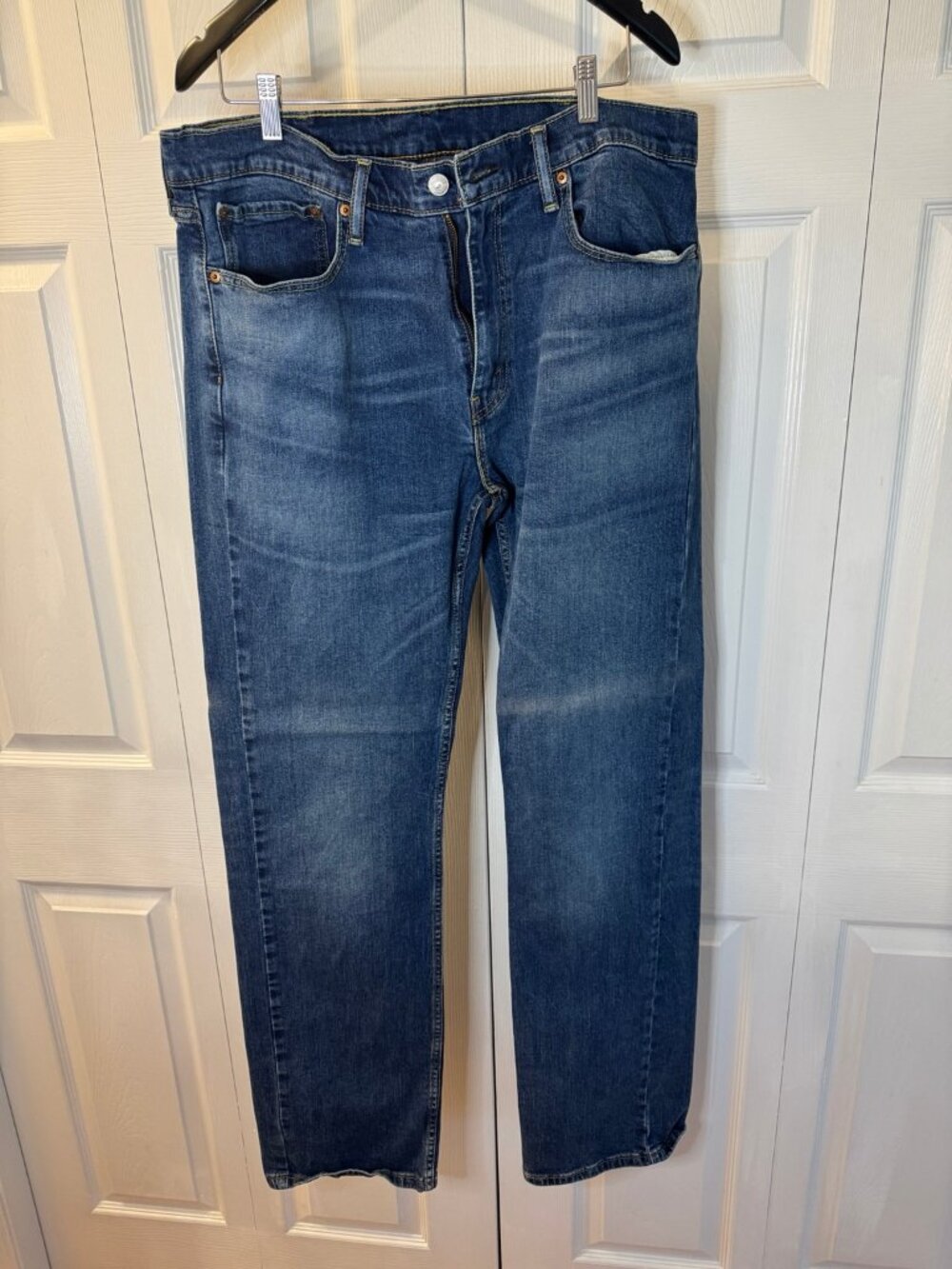 Levi's 559 Relaxed Straight Jeans Men's 38x36 Giant Reed Blue Denim
